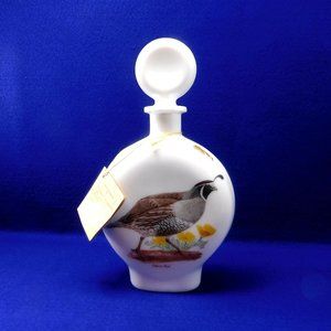 Dant Whiskey Bottle Field Birds CALIFORNIA QUAIL 6th Edition 1969 Decanter
